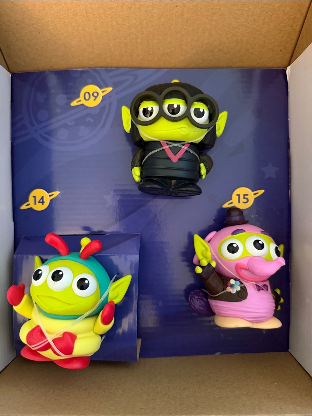 Mattel Pixar Alien Remix- Edna Mode, Bing B0ng & Heimlich